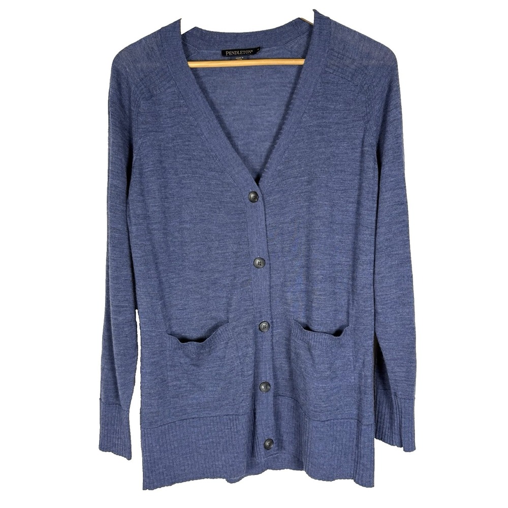 Pendleton Boyfriend Cardigan‎ Womens Small Oversized Academia Prep School Fall